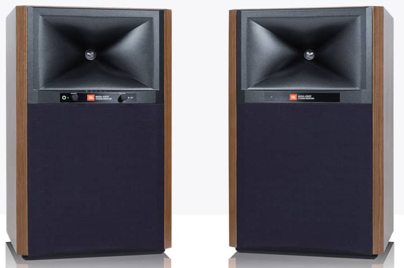 JBL-4305P-Walnut-Powered-Bookshelf-Loudspeaker-JBL4305PWALAM-Front-Angled.jpg
