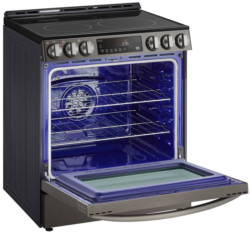 LG-SlideInElectricRange-LSEL6333D-Left-Angle-Open-Empty.jpg