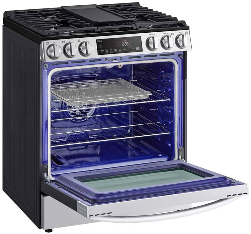 LG-SlideInGasRange-LSGL5833F-Left-Angle-Open-Air-Fry.jpg