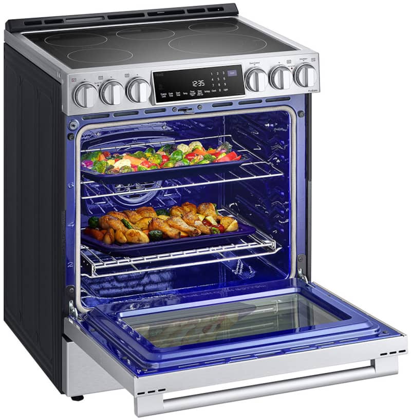 LGStudio-ElectricRange-LSES6338F-Left-Angle-Open-Two-Dishes.jpg