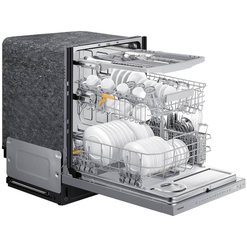 Samsung-Dishwasher-DW80B6060US-Pulled-Out-Racks-Filled.jpg