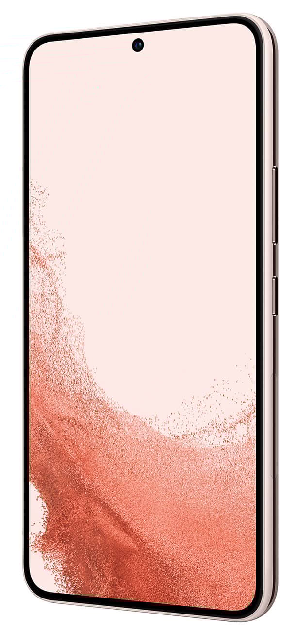 Samsung-Galaxy-S22-5G-Pink-Gold-128GB-Wireless-Cellular-Phone-GALAXYS22-PK128GB-Front-Right-Angle.jpg