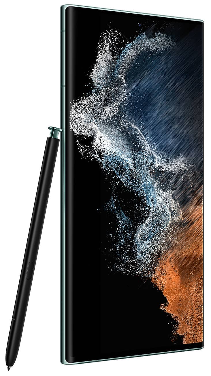 Samsung-Galaxy-S22-Ultra-5G-Green-Phone-GALAXYS22ULTRA-GREEN-Front-Left.jpg