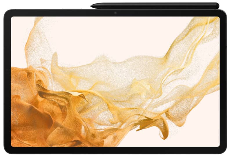 Samsung-Galaxy-Tab-S8-Wi-Fi-11-inch-128GB-Graphite-Tablet-SM-X700NZAAXAR-Front-With-S-Pen.jpg
