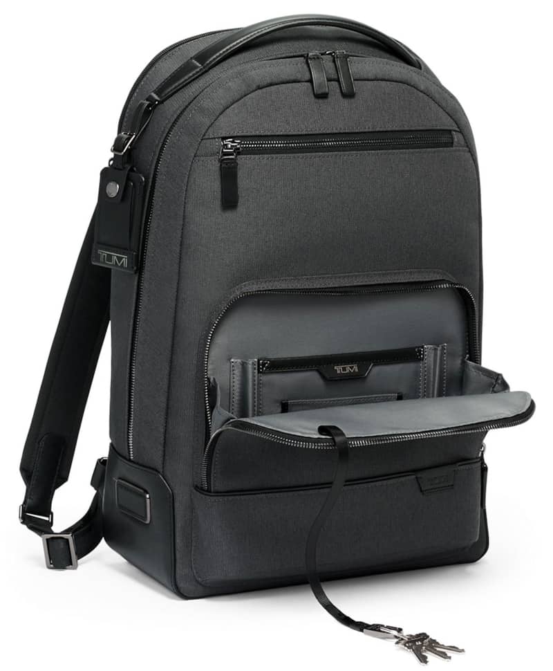 TUMI-Harrison-Graphite-Warren-Backpack-142073-1374-Angled-Front-Compartment-Unzipped.jpg