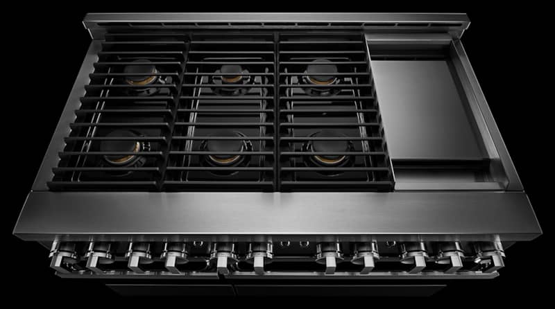 jenn-air-noir-48-professional-gas-range-JGRP548HM-lifestyle-overhead-cooktop-view.jpg