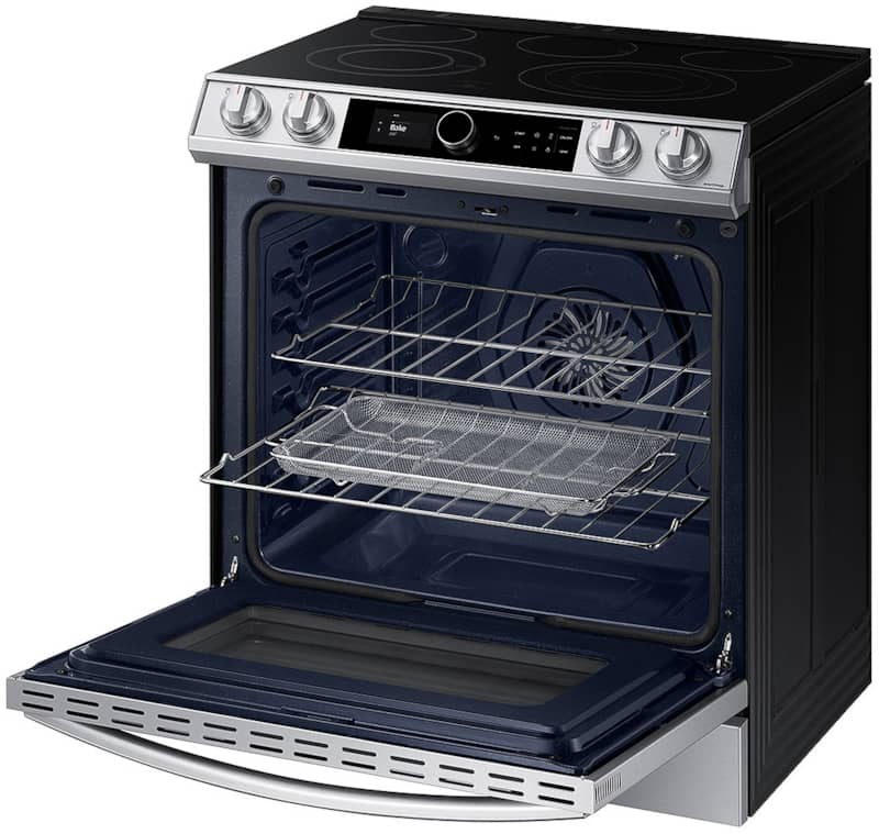 samsung-range-NE63T8711SS-left-angle-view-racks-out-air-fry.jpg
